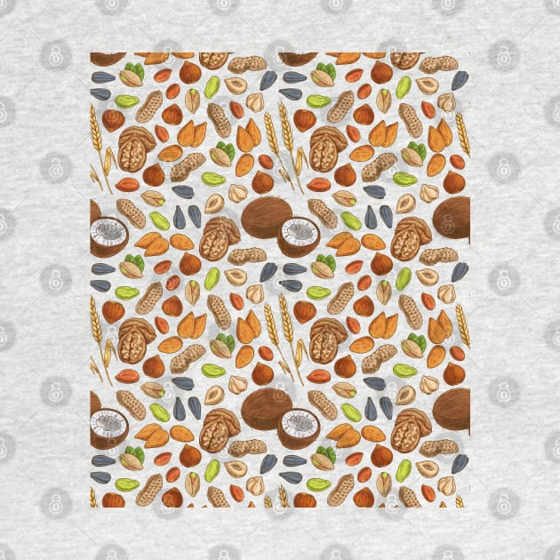 Seamless Pattern Peanuts by DewaJassin